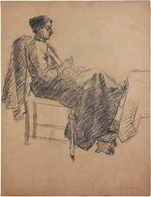 Дейнеко Ольга Константиновна. Девять листов с портретами (в том числе портрет Аделины Штеле - первой исполнительницы партии Нанетты в опере Дж. Верди «Фальстаф»)